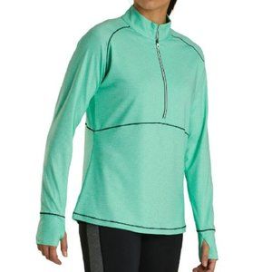 FOOTJOY JADE Green 1/2 Zipper Long Sleeved GOLF Pull-over